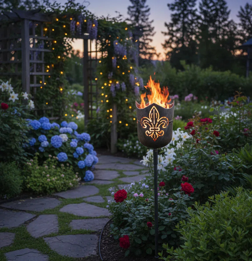 Gartenfackel Lilie