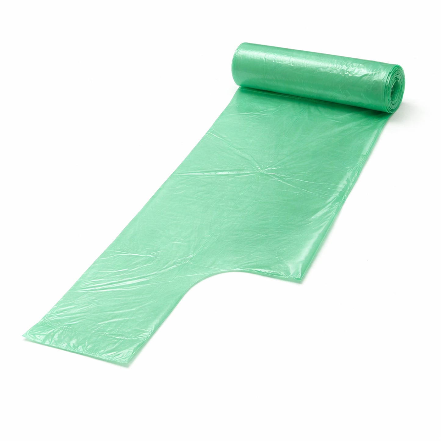 Müllsäcke mit Tragegriff | 50L | 20 Stück auf Rolle | Reißfest & Flüssigkeitsdicht