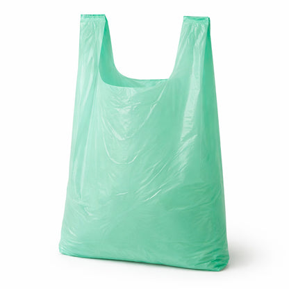 Müllsäcke mit Tragegriff | 50L | 20 Stück auf Rolle | Reißfest & Flüssigkeitsdicht