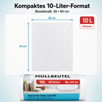 Müllbeutel 10L – 50 Stück