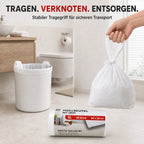 Müllbeutel mit Tragegriff 5L – 40 Stück