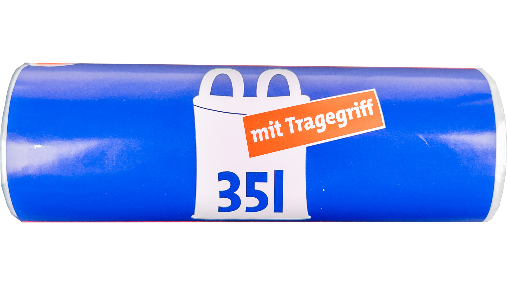 35L Müllbeutel mit Tragegriff - Transparent - Reißfest & Flüssigkeitsdicht - IG-AS