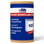 Biomüllbeutel 10L Papier | Reißfeste & nassfeste Mülltüten
