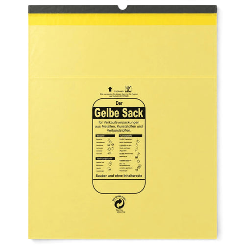 Gelbe Säcke auf Rolle(n)
