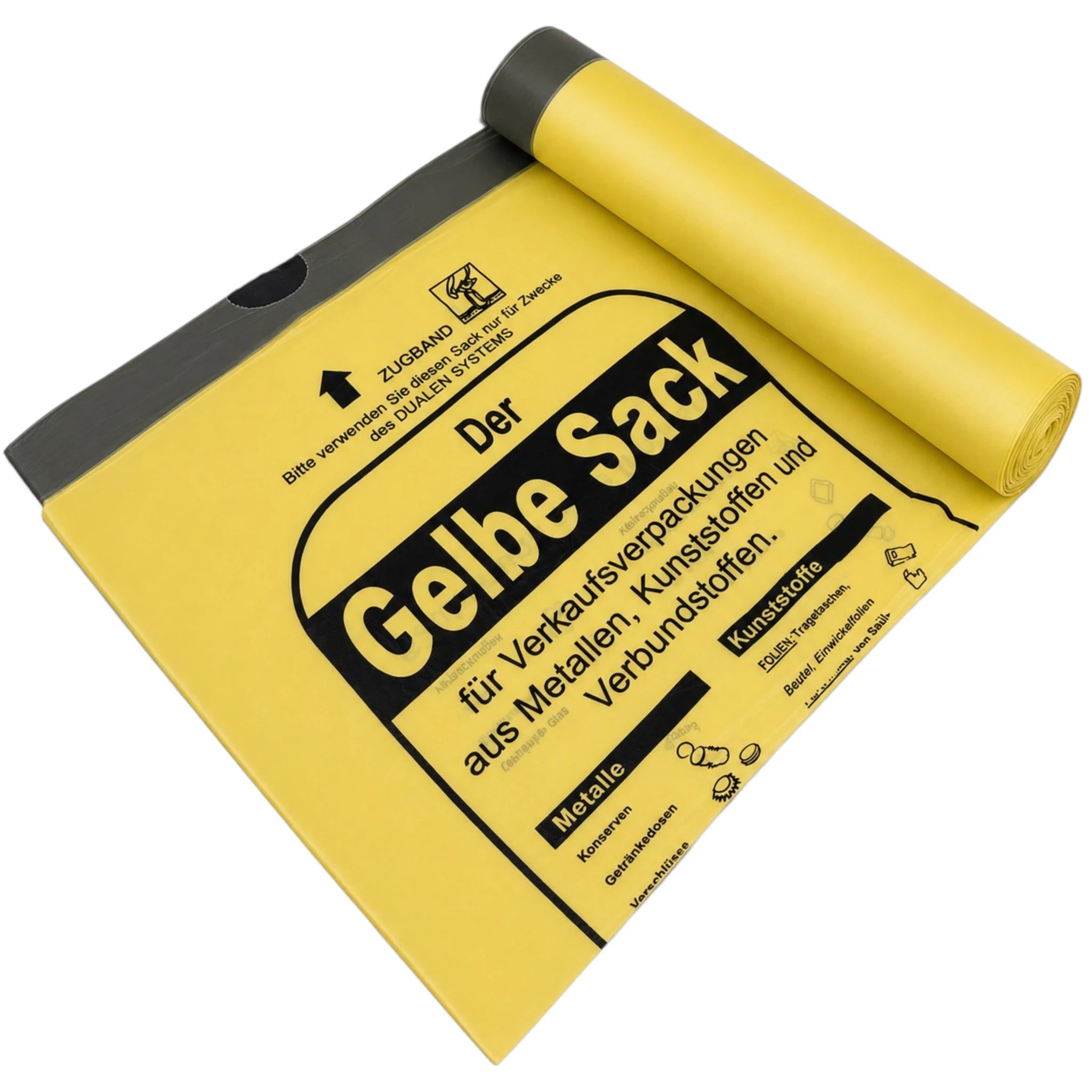 Gelbe Säcke auf Rolle(n)