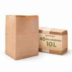 Bio Müllbeutel Papier 10l | 100% Plastikfreie Biotüten