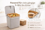 Bio Müllbeutel Papier 10l | 100% Plastikfreie Biotüten
