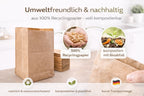 Bio Müllbeutel Papier 10l | 100% Plastikfreie Biotüten