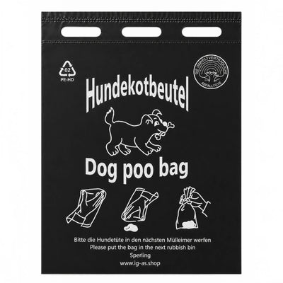 Hundekotbeutel 20x32+3cm - Im Block zu je 100 Stück
