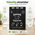 Hundekotbeutel 20x32+3cm - Im Block zu je 100 Stück