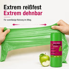 Müllbeutel mit Zugband 20L – Apfel Duft | Extrem Reißfest