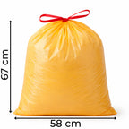 Müllbeutel mit Zugband 35L - Zitrus Duft