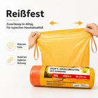 Müllbeutel mit Zugband 35L - Zitrus Duft