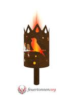 Gartenfackel Vögel
