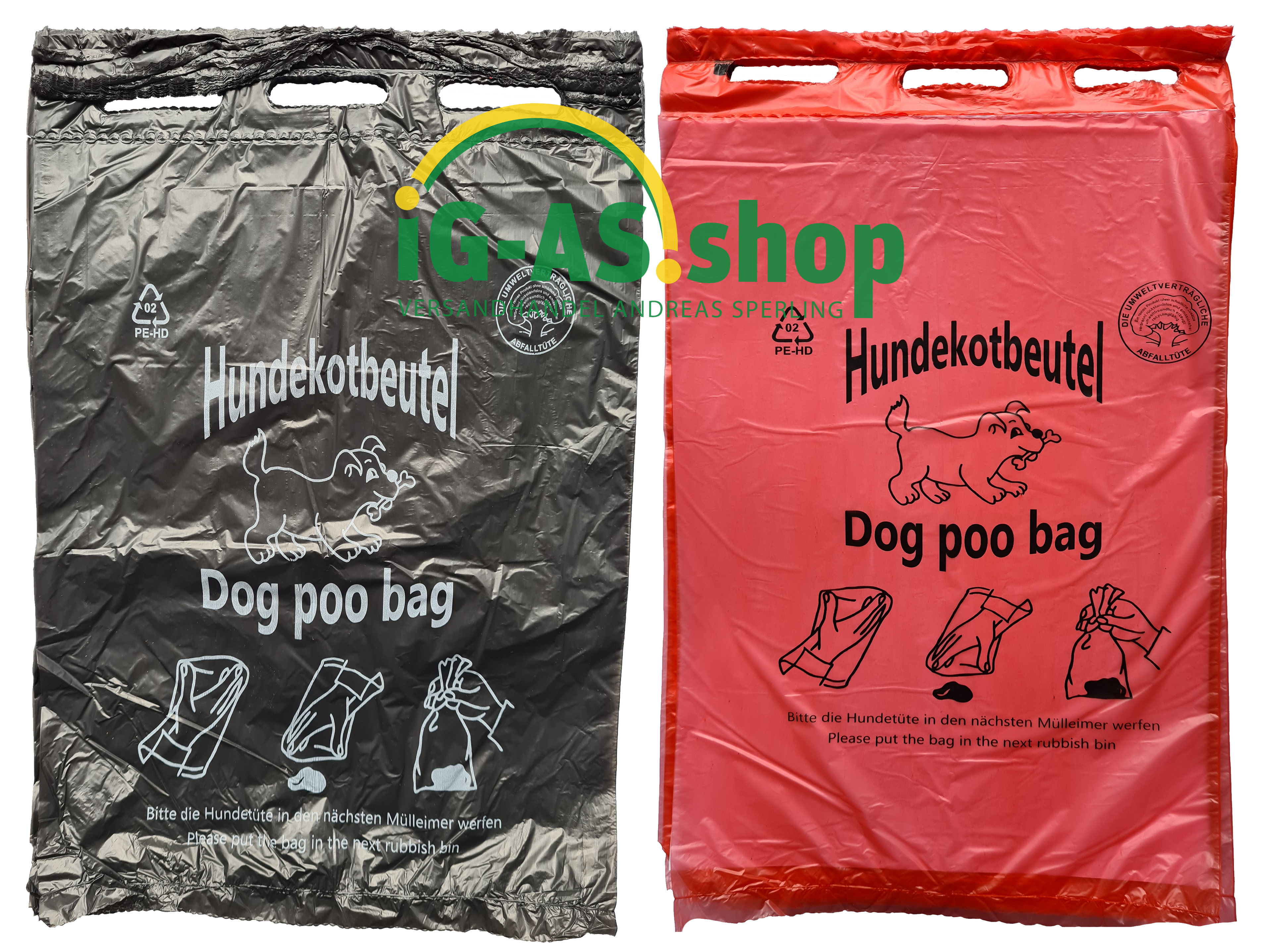 Hundekotbeutel 20x32+3cm - IG-AS