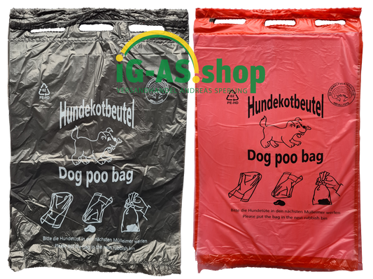 Hundekotbeutel 20x32+3cm - IG-AS