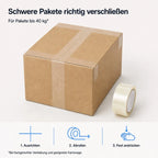 Paketklebeband Transparent 48 mm x 66 m – BOPP Paketband