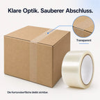 Paketklebeband Transparent 48 mm x 66 m – BOPP Paketband