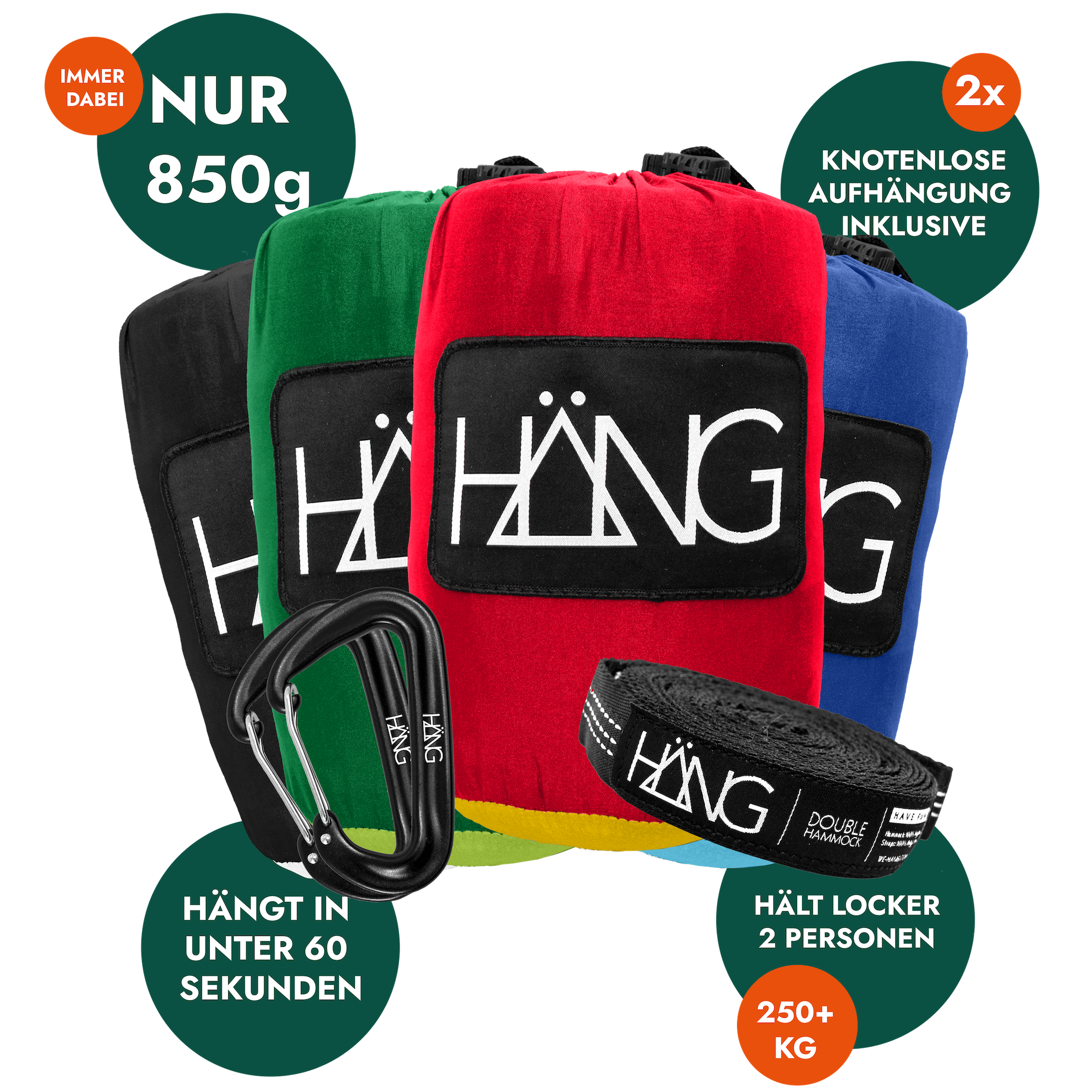 Das Original HÄNG Hängematten-Komplettset –