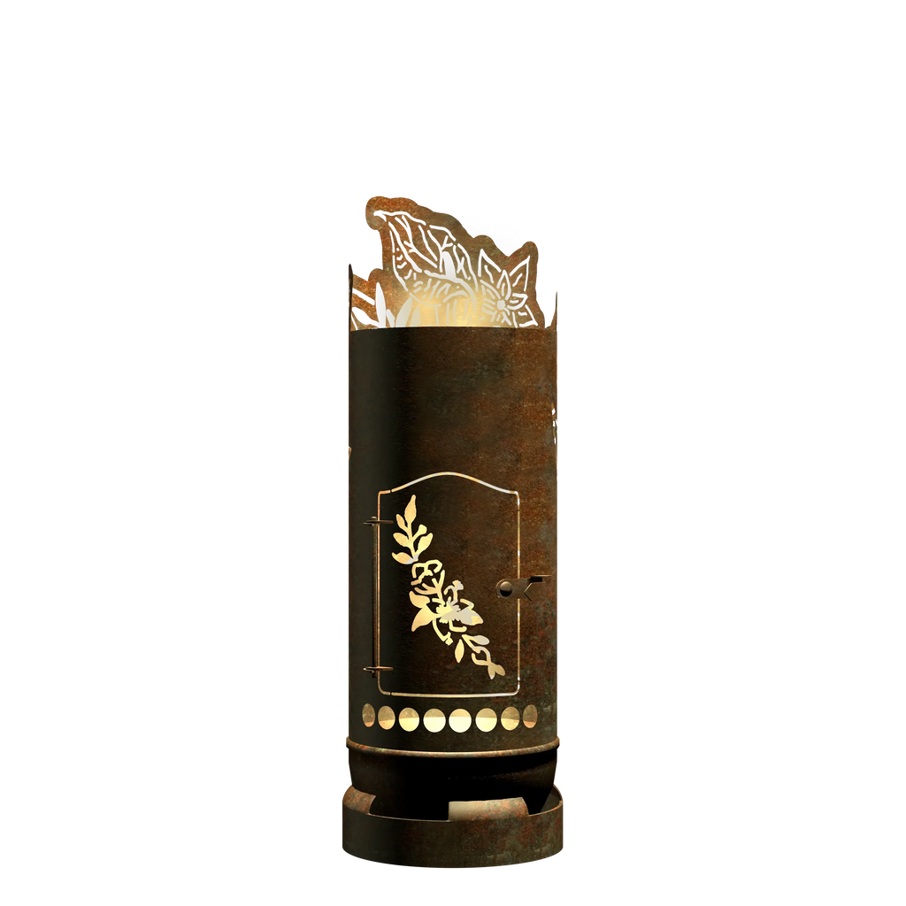 Feuertonne Blumenstrauß exklusiv Design