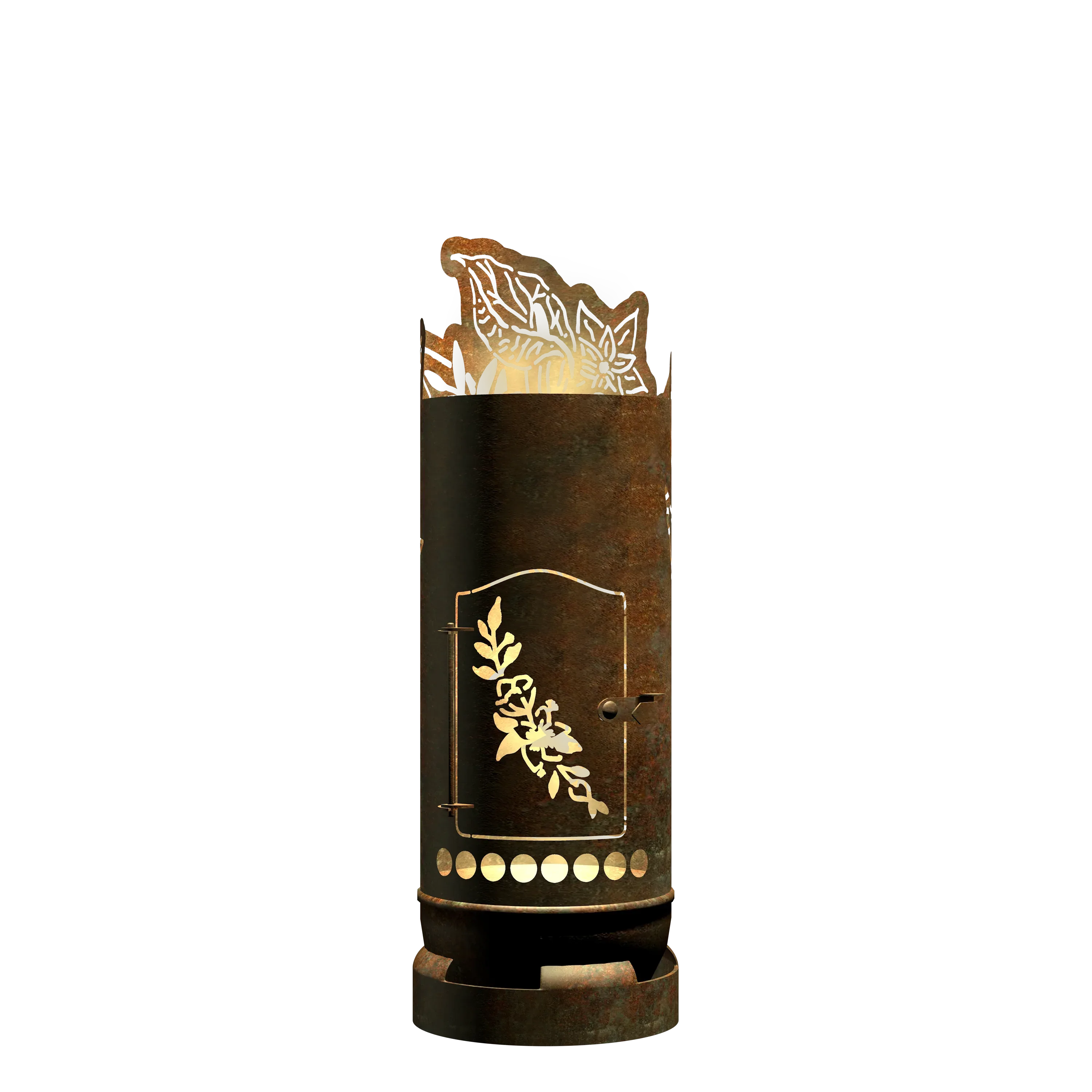 Feuertonne Blumenstrauß exklusiv Design