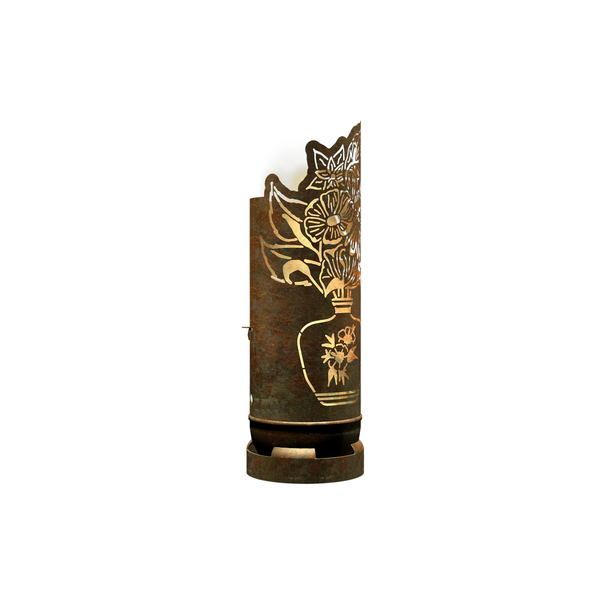 Feuertonne Blumenstrauß exklusiv Design
