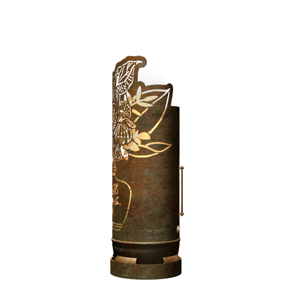 Feuertonne Blumenstrauß exklusiv Design