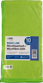 Ulith Basic Line Microfasertücher 40x40cm – Saugstark & waschbar