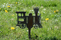 Gartenstecker Dampflock