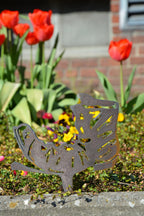 Gartenstecker Schuh