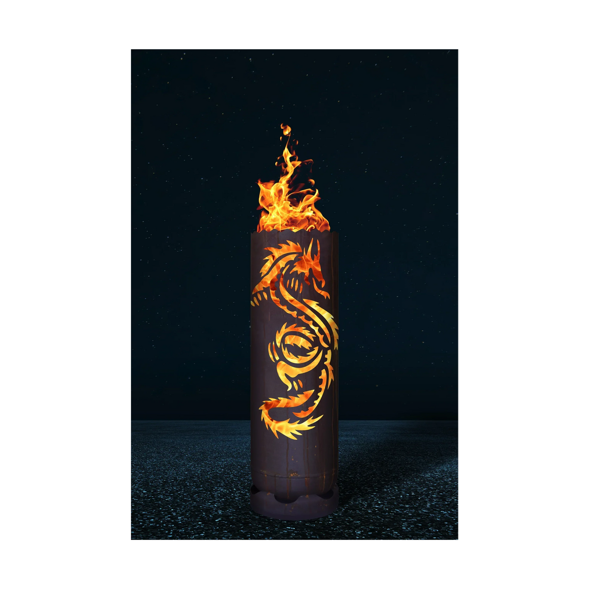 Feuertonne Drache 1