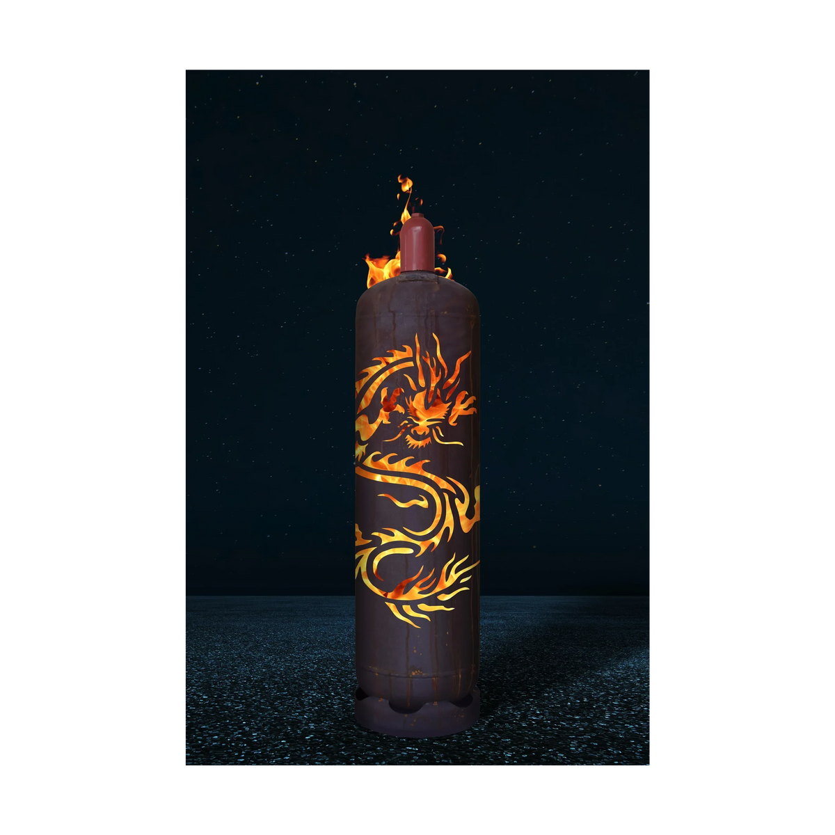 Feuertonne Drache 2