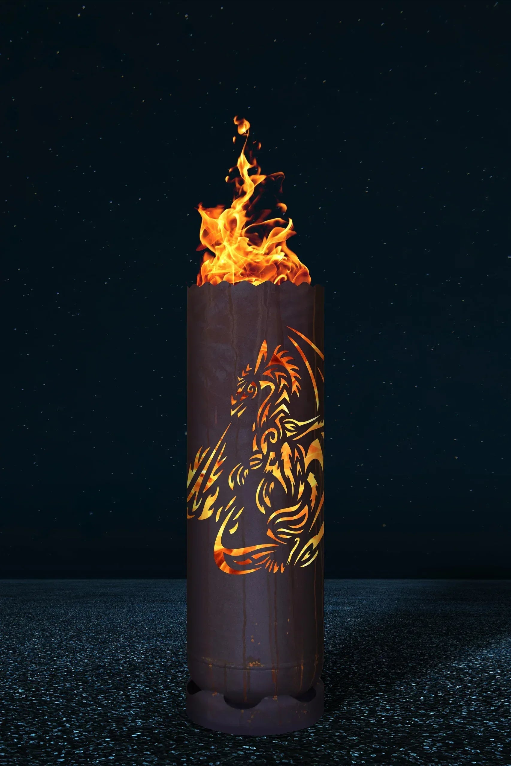 Feuertonne Drache 3