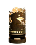 Dropslik Feuertonne Elefant / Safari exklusiv Design