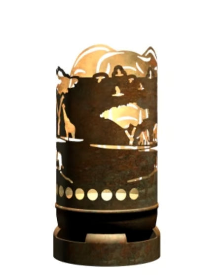 Dropslik Feuertonne Elefant / Safari exklusiv Design