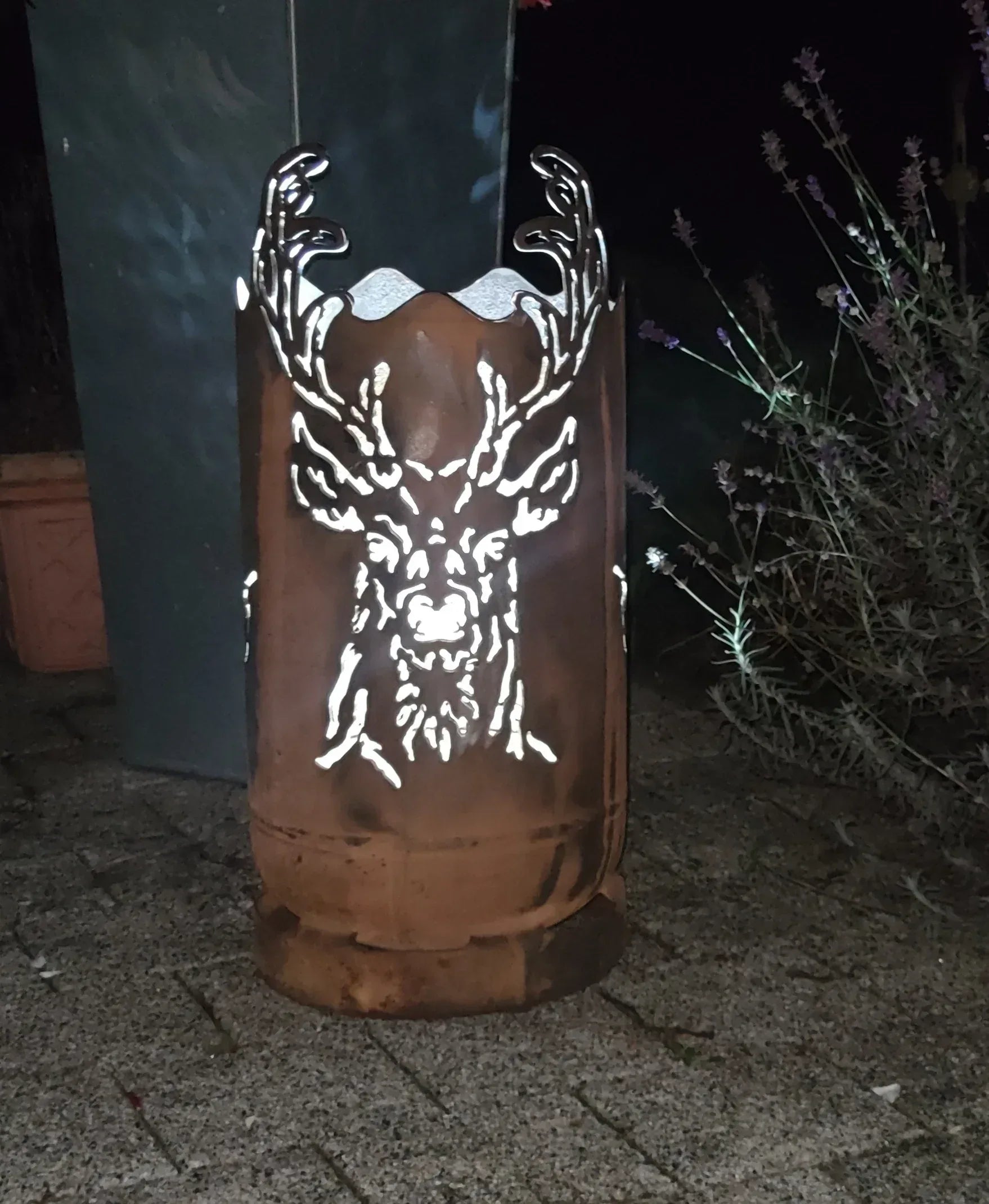 Dropslik Feuertonne "Hirsch"