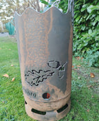 Dropslik Feuertonne "Hirsch"