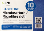 Ulith Basic Line Microfasertücher 40x40cm – Saugstark & waschbar