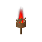 Gartenfackel Feuerdrache
