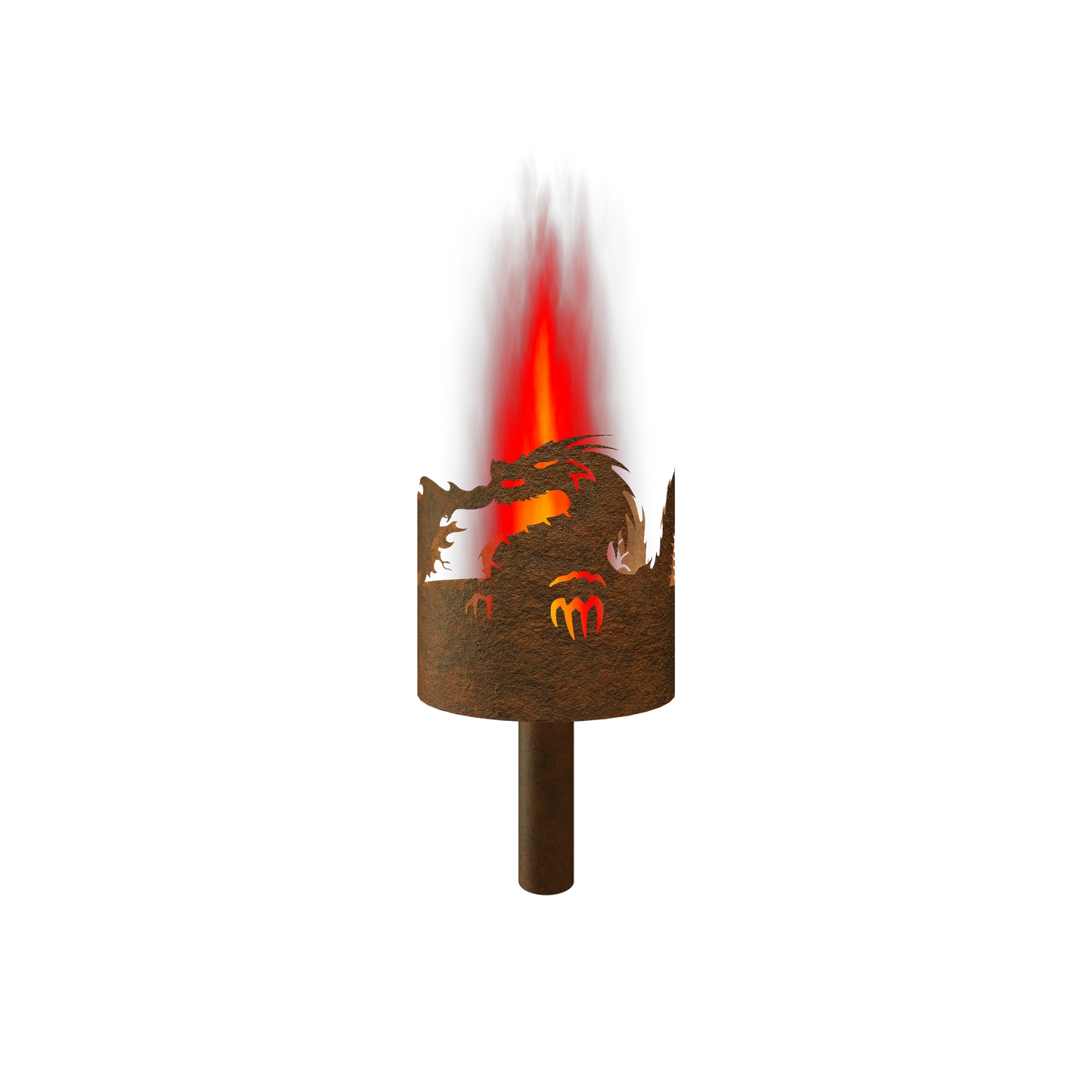 Gartenfackel Feuerdrache