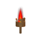 Gartenfackel Feuerdrache