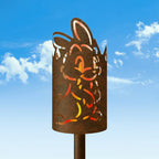 Gartenfackel Hase