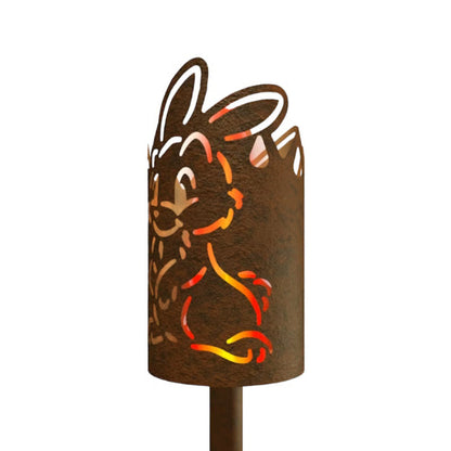 Gartenfackel Hase