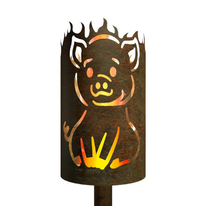 Gartenfackel Piggy