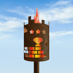 Gartenfackel Retro Game