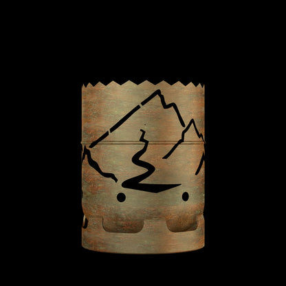 Feuertonne Berge