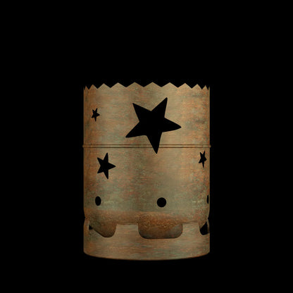 Feuertonne Sterne