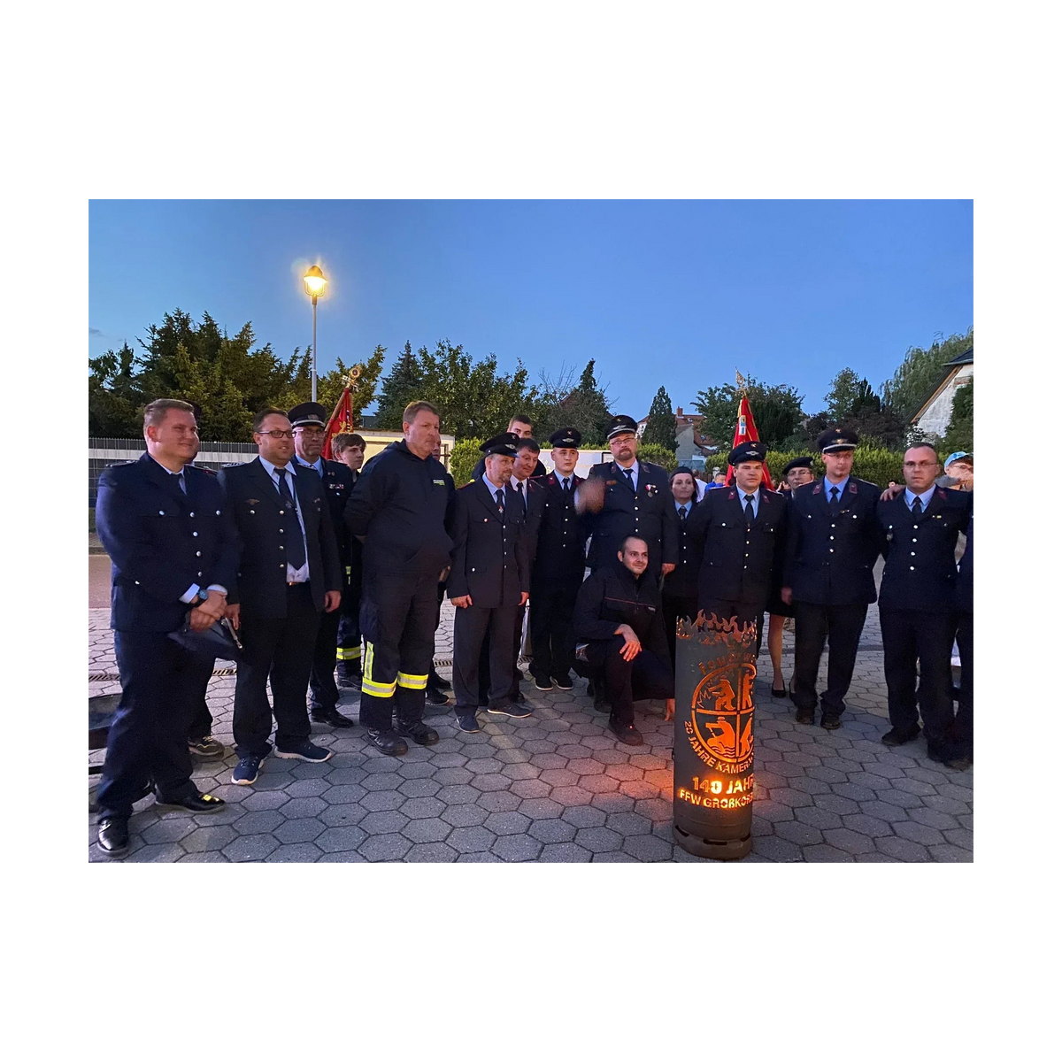 Feuertonne "Feuerwehr" inkl. Personalisierung