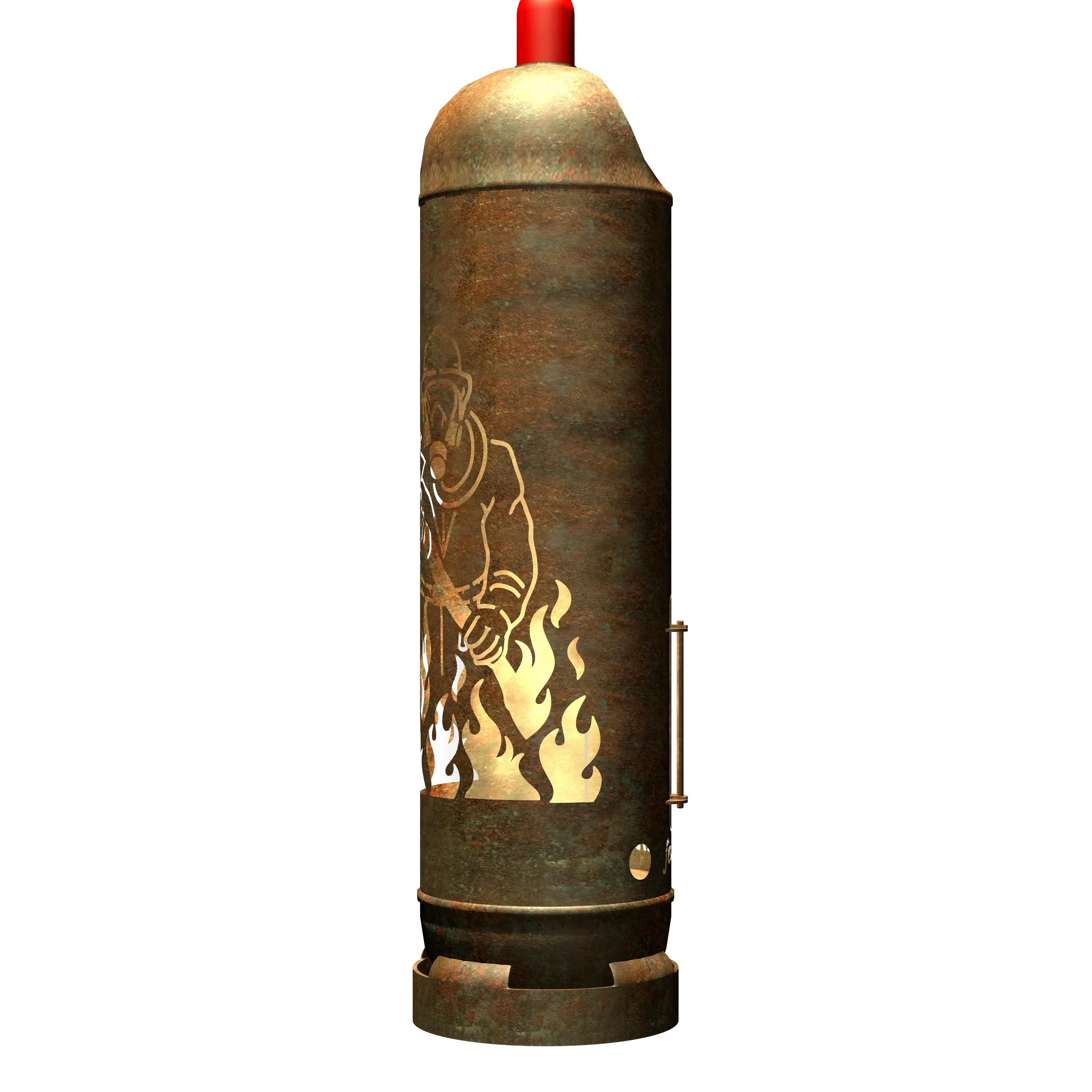 Feuertonne "Feuerwehrmann" inkl. Personalisierung