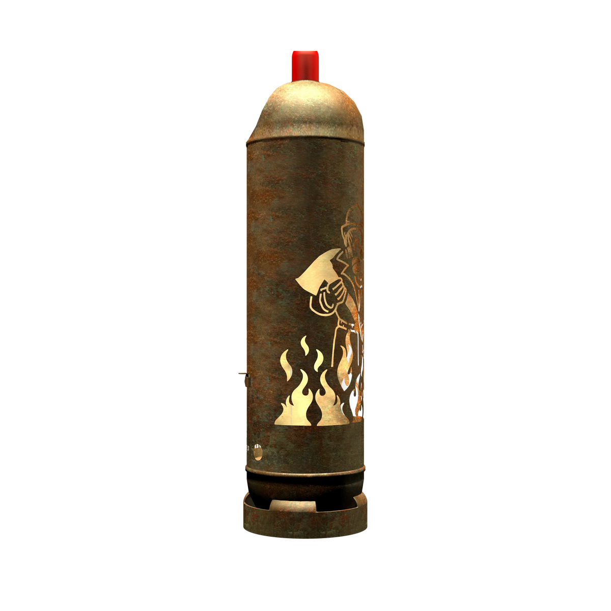 Feuertonne "Feuerwehrmann" inkl. Personalisierung